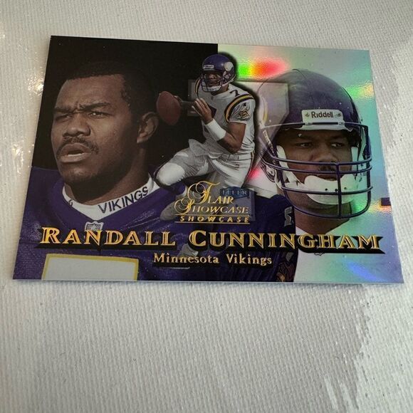 Randall Cunningham flair showcase 1999 showtime mint condition - Picture 5 of 6